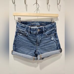 American Eagle Outfitters Women's Blue Denim Shorts